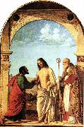 CIMA da Conegliano The Incredulity of St. Thomas with St. Magno Vescovo fg Sweden oil painting artist